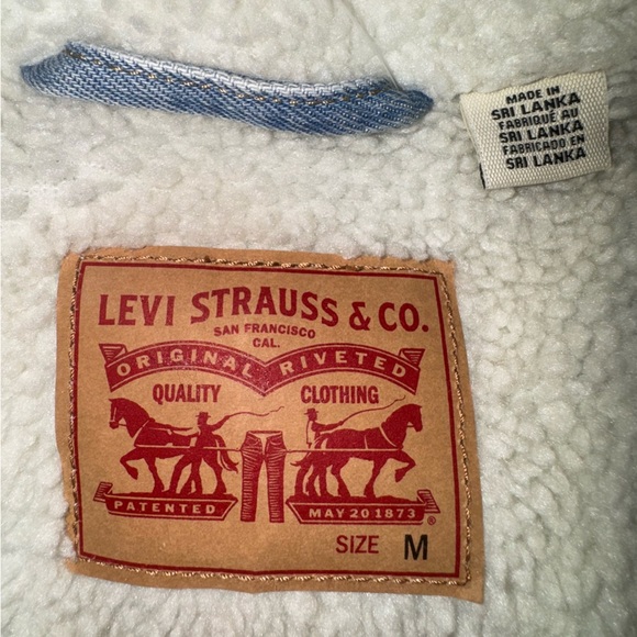 ORIGINAL WOMENS SHERPA TRUCKER JACKET. Size Medium NWOT - Picture 10 of 15